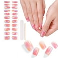 thumbnail image 3 of Semi Cured Gels Nails Strips Gels Nails Wraps Halloween Nails Stickers for Woman, 3 of 20