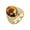 Gold Brown Stone, variant on Women Men's Oval Gemstone Stainless Steel Polished Stone Ring Vintage Personalized Hip Hop Jewelry Silver Green Size 8