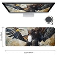 thumbnail image 2 of Awpe Large Mouse Pad Vintage Flying Bald Eagle Pictures Motivational Animal Wildlife 31.5x11.8 in, 2 of 6