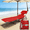Red, variant on Beach Lounge Chair, Foldable & Portable Tanning Recliner, Camping Cot for Pool, Patio, Pink