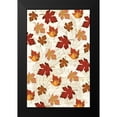 thumbnail image 2 of Allen, Candace 13x18 Black Modern Framed Museum Art Print Titled - Welcome Fall Leaves Swirl 1, 2 of 5