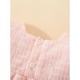 thumbnail image 5 of Bagilaanoe Toddler Baby Girl Summer Dress Short Puff Sleeve Cherry A-line Princess Dresses 9M 12M 18M 24M 3T Kids Casual Swing Sundress, 5 of 9
