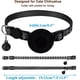 thumbnail image 2 of Large Dog Collar Flower Print Cat Foot Printing Airtag Cat Collar with Breakaway Bell Airtag Cat Collar Reflective Adjustable Strap Collar Breakaway with Airtag Holder 1 CM in Width Cat Custom, 2 of 5