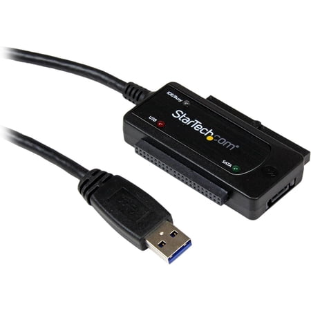 UPC: 0065030851091 | StarTech.com USB3SSATAIDE USB to SATA IDE Adapter – 2.5in / 3.5in – Hard Drive USB Adapter – Hard Drive Transfer Cable – USB Universal Drive Adapter