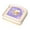A, variant on White Pp Sandwich Lunch Box with Single Layer Compartment, Microwave Safe and Portable for Work or Travel