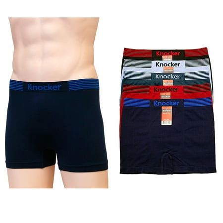 6Pk Men's Seamless Boxer Briefs Shorts Microfiber Underwear Athletic Wholesale (Best Seamless Underwear For Working Out)