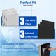 thumbnail image 4 of Filtro purificador de aire Improvedhand 115115 de repuesto C535, 4 of 8