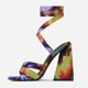 thumbnail image 4 of Zapatos de mujer Color sólido Tie-Dye Sandalias de vendaje de moda de tacón alto para mujer Wmkox8yii  shjk5743, 4 of 9