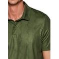 thumbnail image 2 of RBX Active Men's Tonal Geo Quick Dry Breathable Polo Golf Shirt, 2 of 4