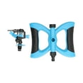 thumbnail image 1 of Plastic Sprinkler Rocker Nozzle 360° Rotating Automatic Irrigation Sprinkler for Garden LawnBlue, 1 of 14