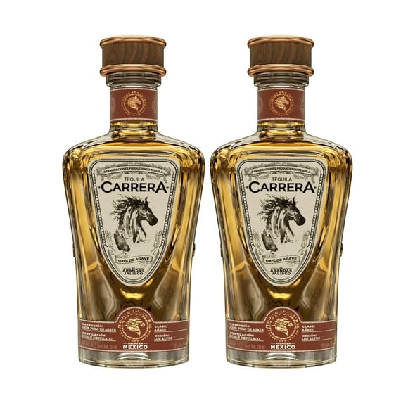 Duo Pack Tequila Carrera Añejo 750 Ml Carrera Tequila Añejo