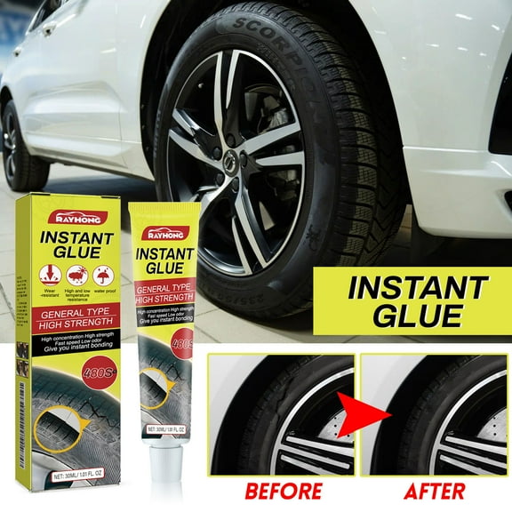 Tire repair glue, car tire crack repair glue, tire maintenance and repair glue, sealing adhesive