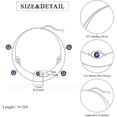 thumbnail image 6 of CACA LADY Evil Eye Anklet Bracelets For Women Waterproof 925 Sterling Silver Layered Anklet Evil Eye Adjustable Beach Anklets Blue Eyes Protection Jewelry for Women for Wife Girlfriend Friends, 6 of 6