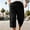 Black, variant on Men's Quick Dry 3/4 Pants Lightweight Capri Shorts Hiking Fishing Travel Pants Casual Loose Fit Size 3XL Gray