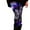 Purple, variant on Bibifish Womens Yoga Pants Butterfly Print Yoga Pants High Waist Stretchy Fabric Casual Walk & Streetwear Elegant Leggings For Ladies