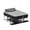 Gray & Black, variant on Dextrus Inflatable Queen Air Mattress with Built-in Pump, Frame, Velvet Surface & Portable Storage Case, Gray & Black