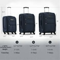 thumbnail image 4 of Softside Luggage Expandable 3 Piece Set Suitcase with Duffel Bag Upright Spinner Softshell Lightweight Luggage Travel Set, 4 of 18