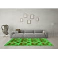 thumbnail image 3 of Ahgly Company Indoor Square Abstract Green Modern Area Rugs, 8' Square, 3 of 4