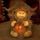 thumbnail image 2 of Juguete Peluche Vacas Las Tierras Altas Con Respiración Y Suave 4 Equipo para La Hora Dormir, 2 of 9