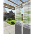 thumbnail image 3 of Outdoor Curtains for Patio, Sage Green Gray Waterproof Blackout Outside Curtain for Porch/Pergola/Gazebo, Neutral Abstract White Ombre Texture Thermal Insulated Drapes, 1 Panel, 54 x 95 Inch, 3 of 8