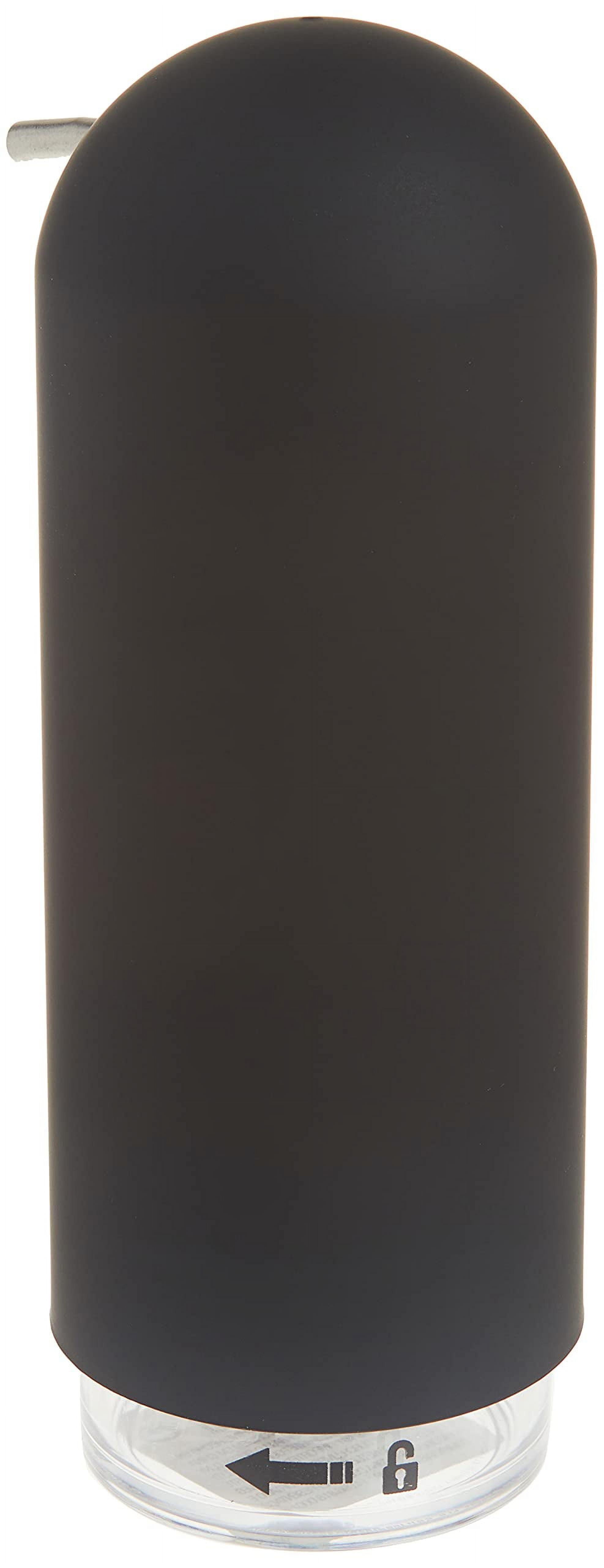 Umbra Penguin Soap Pump. Pompe À Savon Penguin.  Distributeur De Savon De Cuisine Ou Salle De Bain. Coloris Noir Mat.