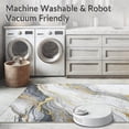 thumbnail image 5 of ODIKA 5'x7' Machine Washable Non-Slip Area Rug, Room Floor Modern Marble Effect High Traffic Rug, Gray, 133974, 5 of 7