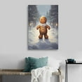 thumbnail image 3 of Classic Christmas Gingerbread Man Canvas Art Poster and Wall Art Picture Print Modern Family bedroom Decor Posters 16x24inch(40x60cm), 3 of 6