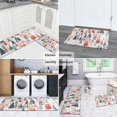 thumbnail image 5 of Christmas Tree and House Pattern Kitchen Rugs Sets Of 2,Anti Fatigue Kitchen Mat Rugs Non Slip Washable,Decorative Kitchen Floor Mats for Kitchen,Sink,Laundry,17"x30"+17"x47", 5 of 7