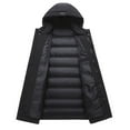 thumbnail image 6 of BAETEUY Men's Cotton Coat with Hood - Long Sleeve Pockets Long Down Jacket, 6 of 8