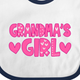 thumbnail image 4 of Inktastic Grandma's Girl Granddaughter Gift Girls Baby Bib, 4 of 4