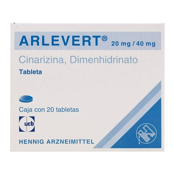 Arlevert 20 mg/40 mg 20 tabletas
