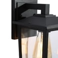 thumbnail image 4 of LNC Outdoor Wall Sconce,1-Light Black Lantern Wall Light with Clear Glass Shade(2pcs/pack), 4 of 6