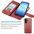thumbnail image 5 of Wallet Case for Samsung Galaxy A17 5G 2025 Wallet Case ,[9 Card Slots] Luxury PU Leather Credit Holder Carrying Folio Flip [Detachable] Kickstand Magnetic Phone Cover & Lanyard [Wine], 5 of 6