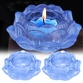 BSGSH Clearance Christmas Candles & Holders Colorful Holy Lotus