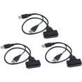 thumbnail image 1 of 3X Cable Adaptador USB2.0 Una SATA de 48 cm para Disco Duro Externo SSD de 2.5 Pulgadas, 1 of 5