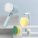 thumbnail image 1 of Fiudx Cepillo de Limpieza Scrub-Ber, Fregador Eléctrico Recargable, 3 Cabezales Reemplazables, Carga Usb, Limpiador Eficiente para Baño y Cocina, Diseño Portátil, Fácil de Guardar, Tamaño 21 X 12 X 7, 1 of 6