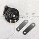 thumbnail image 4 of Klaxon universel pour voiture, 12 V, 105 dB, haut-parleur dynamique, monophonique, escargot, noir, étanche, 4 of 4