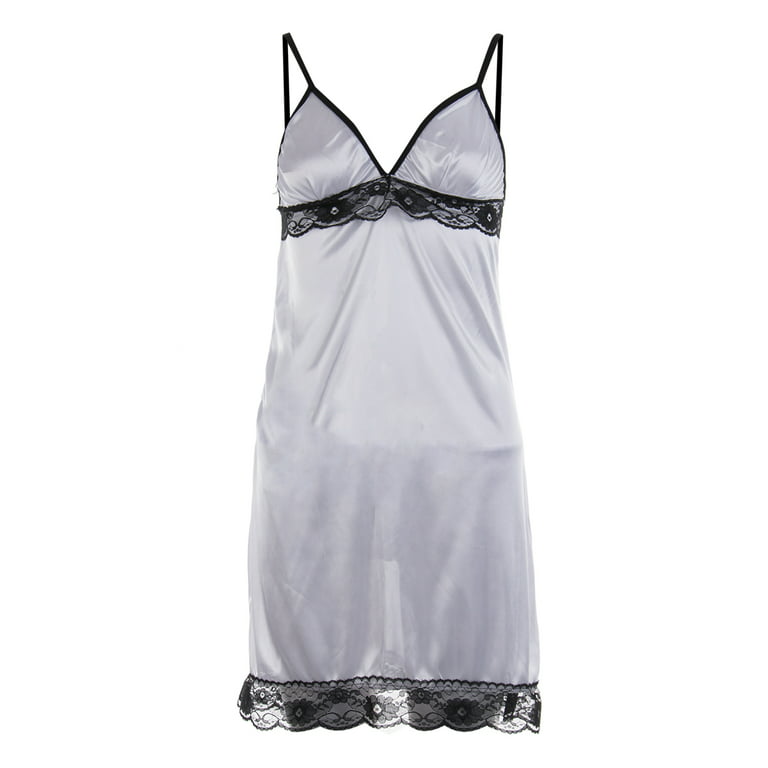 Up To 60% Off on Women's Satin Nightgown Sexy