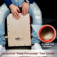 thumbnail image 5 of Pyle PCJD25 - Snare-Style Cajon Wooden Percussion Box, 5 of 8