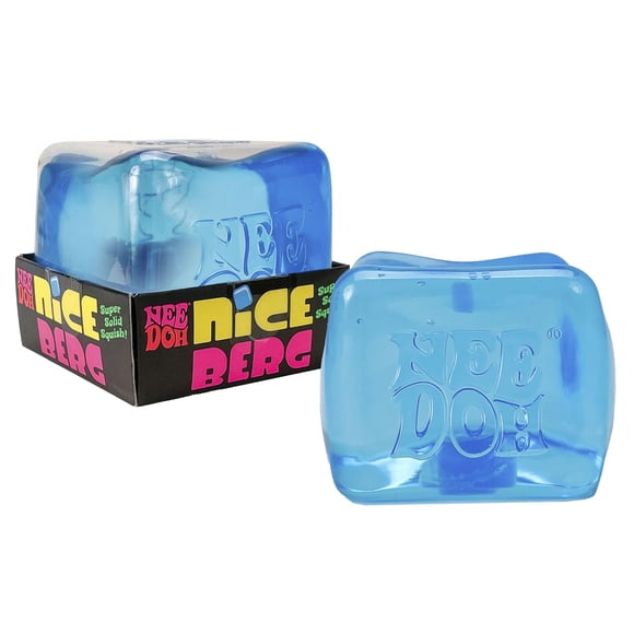 Schylling Needoh Niceberg - Sensory Squeeze Toy - Super Solid Squish - 3"" Cube - Color May Vary (Pack Of 1)