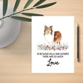 thumbnail image 2 of Koyal Wholesale Jumbo Pet Sympathy Card with Envelope, Shetland Sheepdog, Dog Grief Bereavement Card 8.5" x 11", 1-Pk, 2 of 5