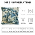 thumbnail image 6 of Acheng Chinoiserie Pillow Cover Asian Scenic Blue and Grey Throw Pillow Covers Farmhouse Tree Pillow Case Cushion Covers for Sofa Couch Living Room,2 pcs White, 6 of 6