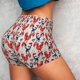 thumbnail image 4 of Fotbe Roosters Shorts Sin Costuras – Shorts Deportivos de Cintura Alta para Mujer, Elásticos para Gimnasio, Yoga, Running o Ciclismo-Large, 4 of 8