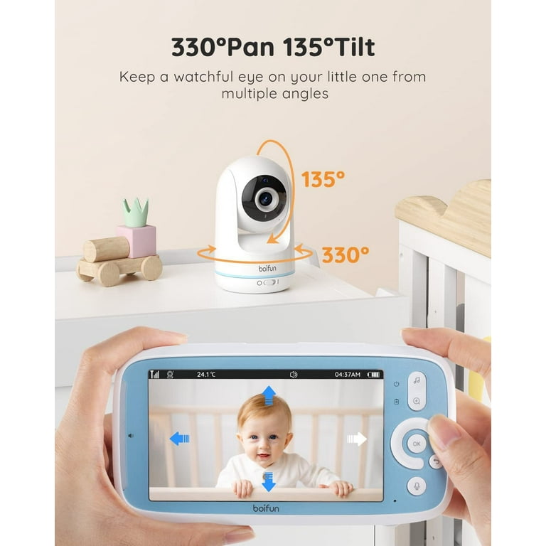 Manual del usuario de la cámara con monitor de vídeo para bebés BOIFUN