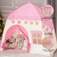 thumbnail image 2 of Play Tent, Kids Tents and Kids Playhouse Girls Toys Indoor and Outdoor Princess Castle Play Tent for Kids Girls Gift, Pink, 2 of 13