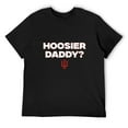 thumbnail image 3 of Hoosier Daddy Dandy Men's Cotton Short Sleeve HD Print Tee for Casual T-Shirt Crew Neck Top Black L, 3 of 7