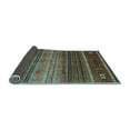 thumbnail image 2 of Ahgly Company Indoor Square Oriental Light Blue Traditional Area Rugs, 6' Square, 2 of 4