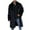 Black, variant on Winter Faux Fur Long Coat for Men Plus Size Warm Cotton Jackets Casual Open Front Long Sleeve Sherpa Outerwear-Black L