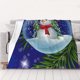 thumbnail image 1 of Manta navideña de forro polar, súper suave y acogedora, ideal para hombres, mujeres, ancianos y niños. Características: súper suave, 40 x 30 pulgadas., 1 of 8