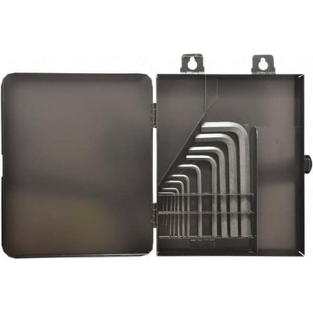 UPC: 0037231123932 | Bondhus 12393 Hex Key L-Wrench Set with ProGuard Finish and Short Arm in Metal Box  Sizes (.71 – 10mm)  12 Piece